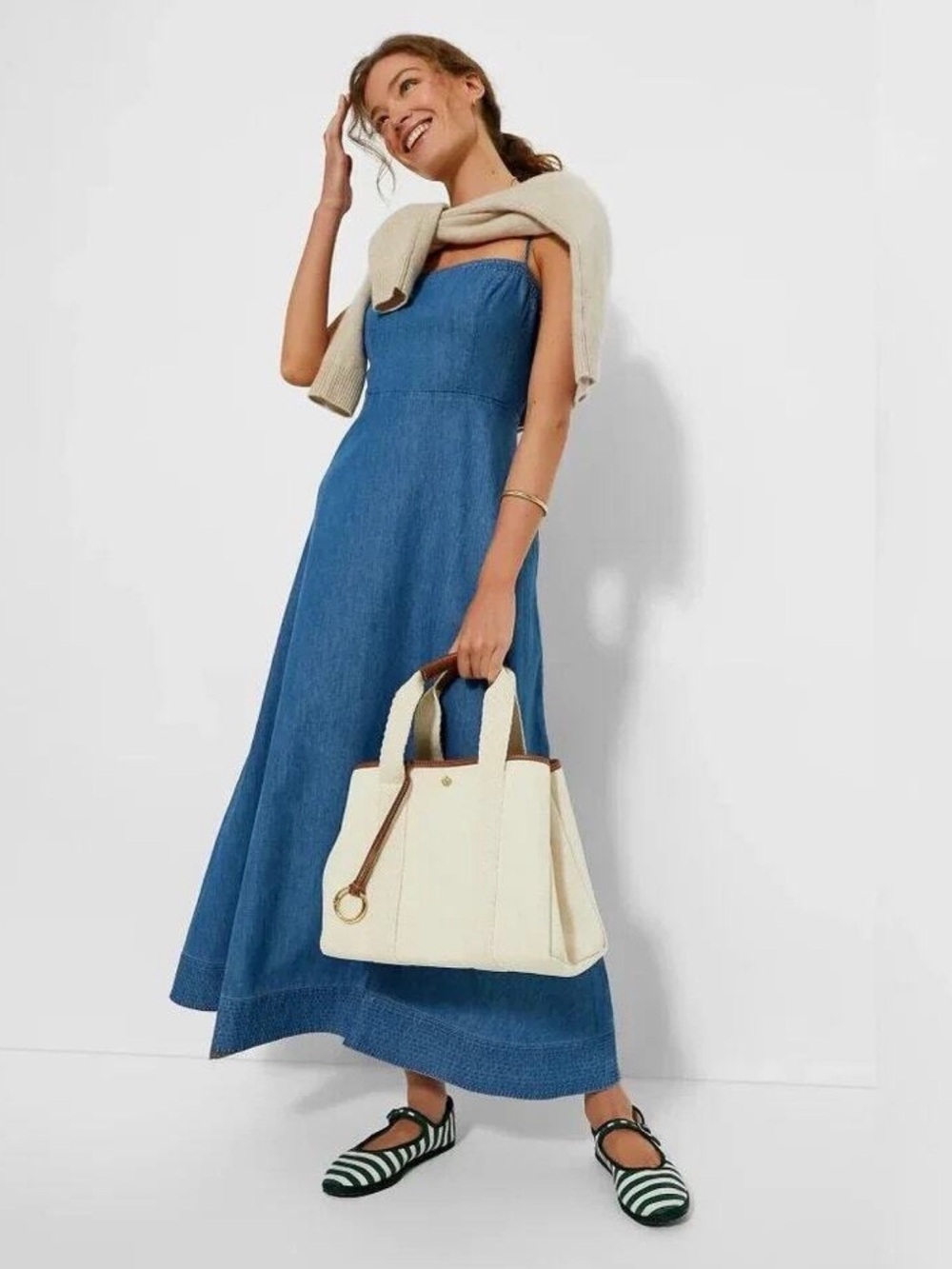 Tuckernuck Chambray Rhea Dress - Picture 3 of 9